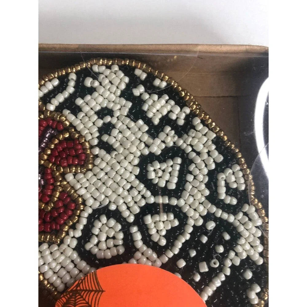 Nantucket beaded skull